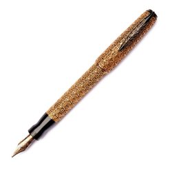 Wholesale ???? Pineider LE Psycho Sterling Silver Fountain Pen, Yellow Gold ???? Coated, Fine Nib ????