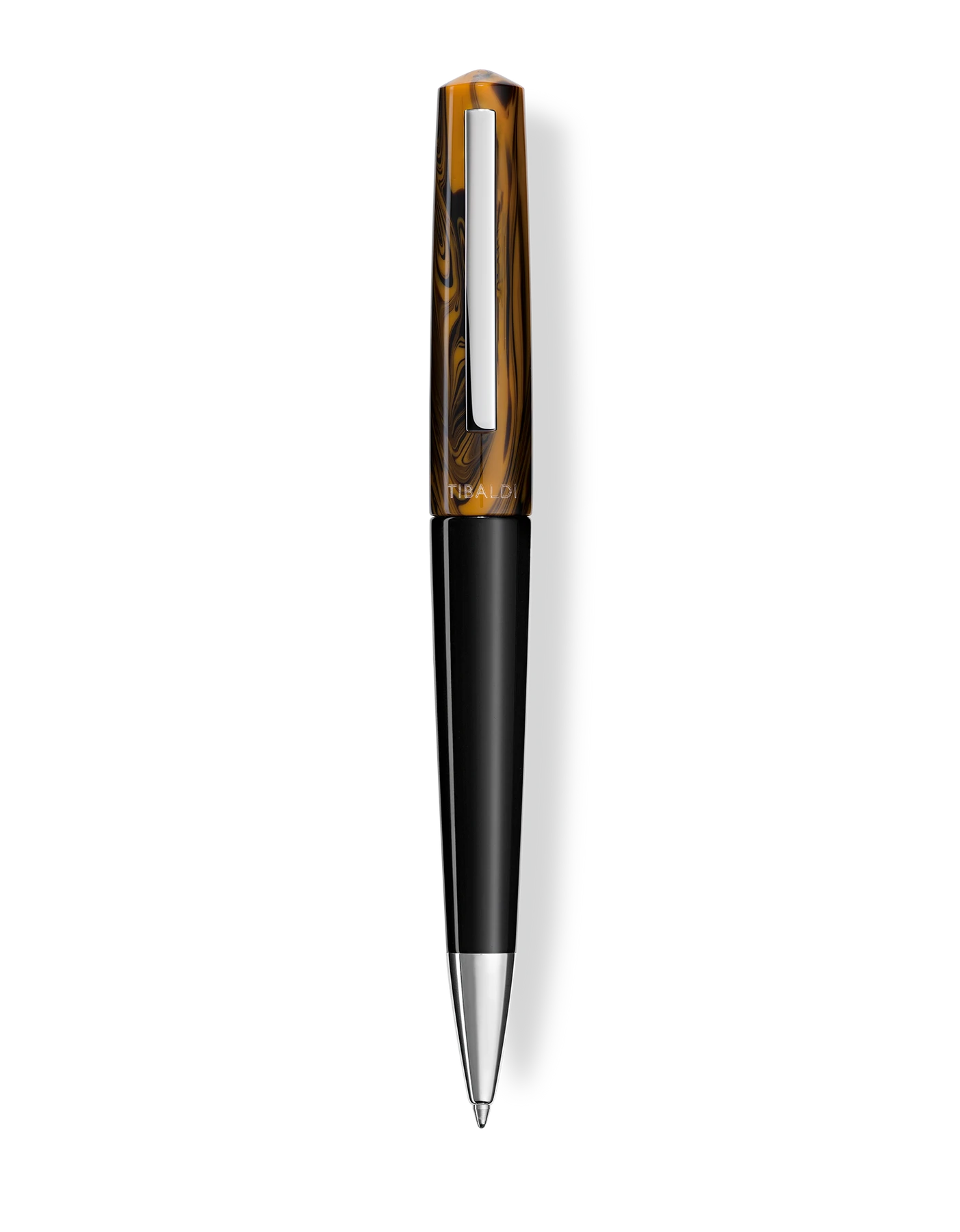 Promo π Tibaldi Infrangibile Chrome Yellow Ballpoint Pen π