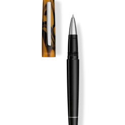 Best Sale ⭐ Tibaldi Infrangibile Chrome Yellow Rollerball Pen 🤩