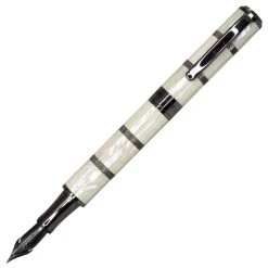 Wholesale 🥰 Monteverde Regatta 👩 Mother Of Pearl Fountain Pen, Gunmetal Trim 💯
