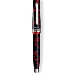 Coupon ✔️ Tibaldi N60 Ruby Red Resin Ballpoint Pen 🎁