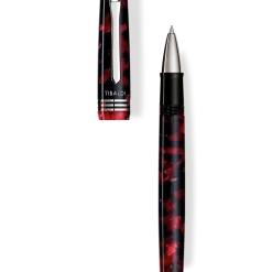 Deals 🤩 Tibaldi N60 Ruby Red Resin Rollerball Pen, Palladium Trim ❤️