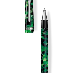 Best deal 🌟 Tibaldi N60 Emerald Green Resin Rollerball Pen, Palladium Trim 🌟