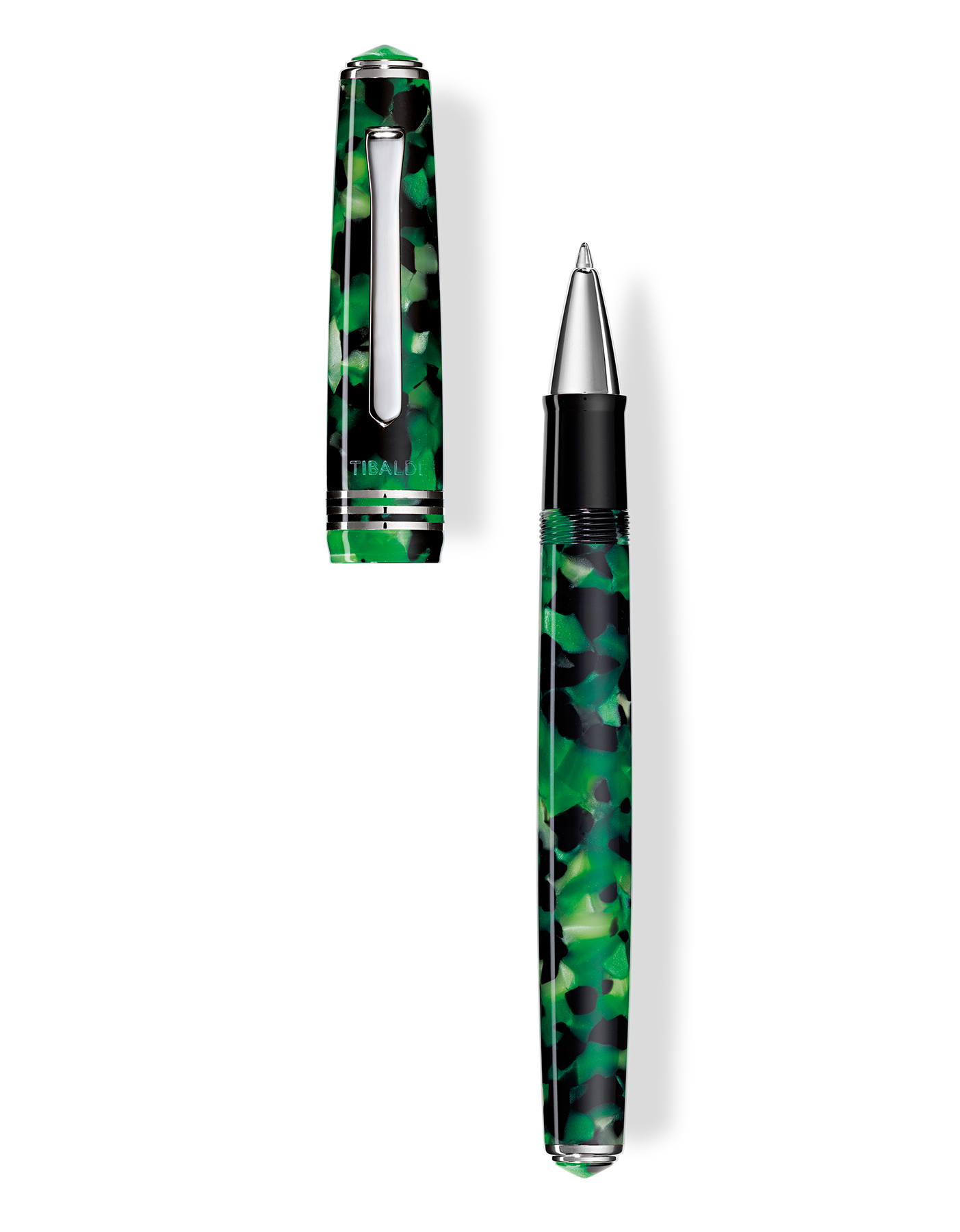 Tibaldi N60 Emerald Green Resin Rollerball Pen, Palladium Trim Best deal ???? Tibaldi N60 Emerald Green Resin Rollerball Pen, Palladium Trim ???? -Monteverde Shop N60