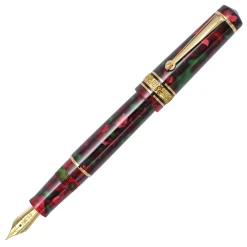 Top 10 😍 Maiora Alpha Pompei Fountain Pen, Red & Green Resin, Gold Accents 😉