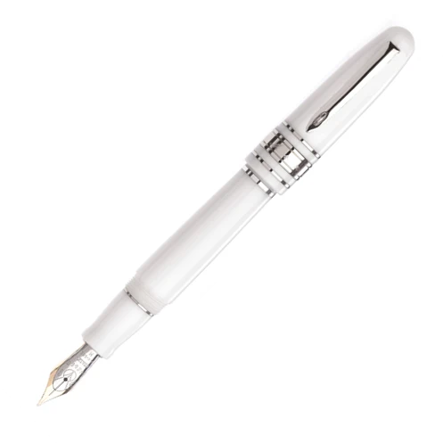 Wholesale β€οΈ Marlen Class White Marble Fountain Pen, Two Toned β