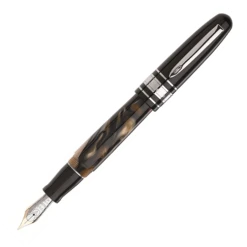 Outlet โค๏ธ Marlen Class Brown Marble Fountain Pen, Two-Toned ๐
