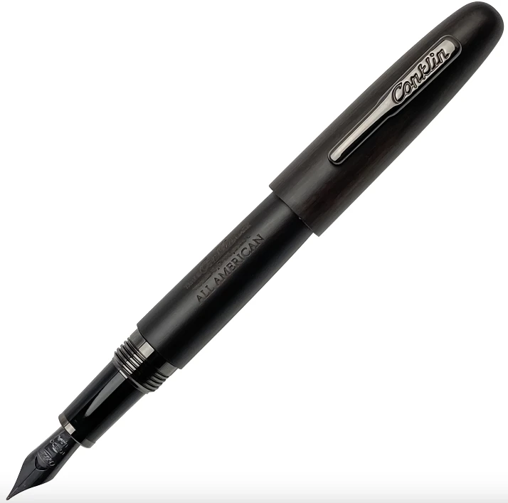 Coupon π₯ Conklin All American Limited Edition Ebony Fountain Pen, Gunmetal Trim π