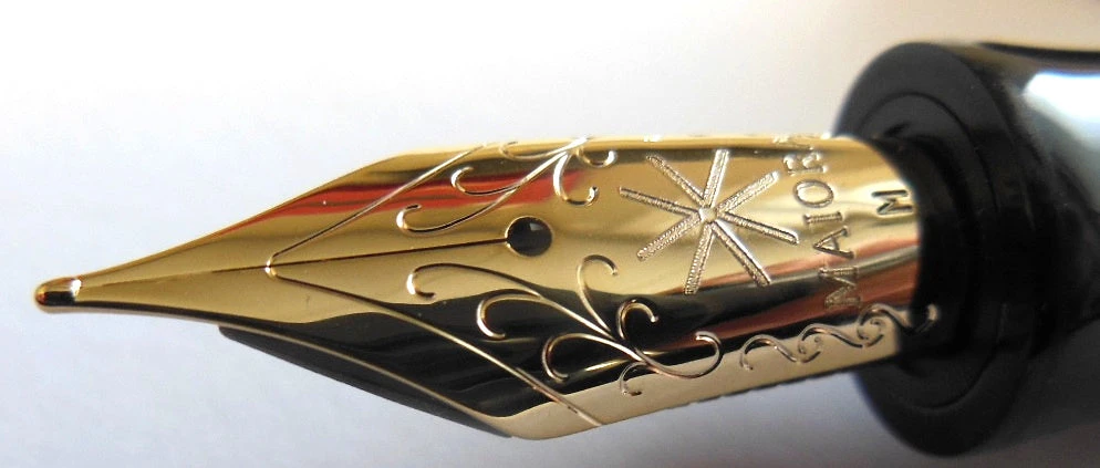 Cheapest π Maiora Impronte, Matte Black, Oversized Fountain Pen, Medium Nib π - Image 3