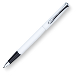 Promo ???? Diplomat Traveller Rollerball Pen, Snow White & Chrome ????