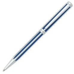 Budget 👍 Sheaffer Intensity Ballpoint Pen Blue & Chrome Striped 🛒