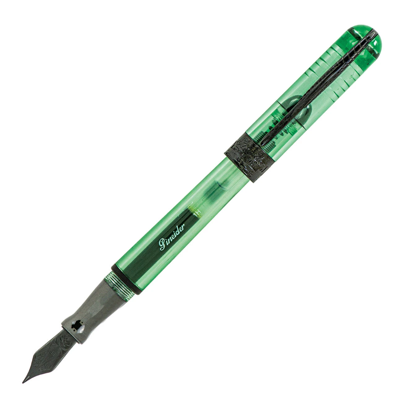 New ๐ฅฐ Pineider Avatar UR Demo Black Fountain Pen, Mint โจ