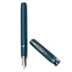 Cheapest 😀 Pineider Alchemist Zeolite Fountain Pen, Kilauea Blue, Extra Fine 🛒
