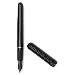 Deals ⌛ Pineider Avatar Fountain Pen, Gloss Black W/ Black Trim, Medium Nib 💯