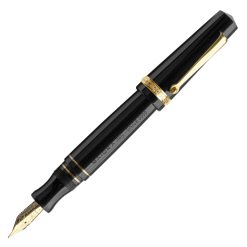 Best Pirce ???? Maiora Aventus Onice Fountain Pen, Mirror Black & Gold, Medium Nib ????