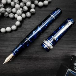 Budget 🔥 Maiora Limited Edition Alpha Capri Blue Fountain Pen 🎉