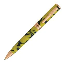 Deals 🔥 Conklin Stylograph Mosaic Ballpoint Pen, Yellow & Blue 🔥