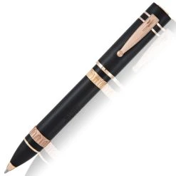 Deals 🥰 Nettuno 1911 Ballpoint Pen, Black Sands With Rose Gold Trim 😉