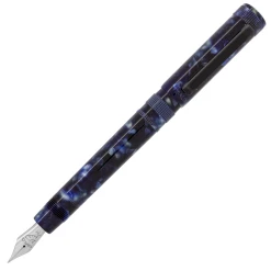 Flash Sale 😀 Tibaldi Perfecta LP Vinyl Blue Fountain Pen, Fine Nib 🤩