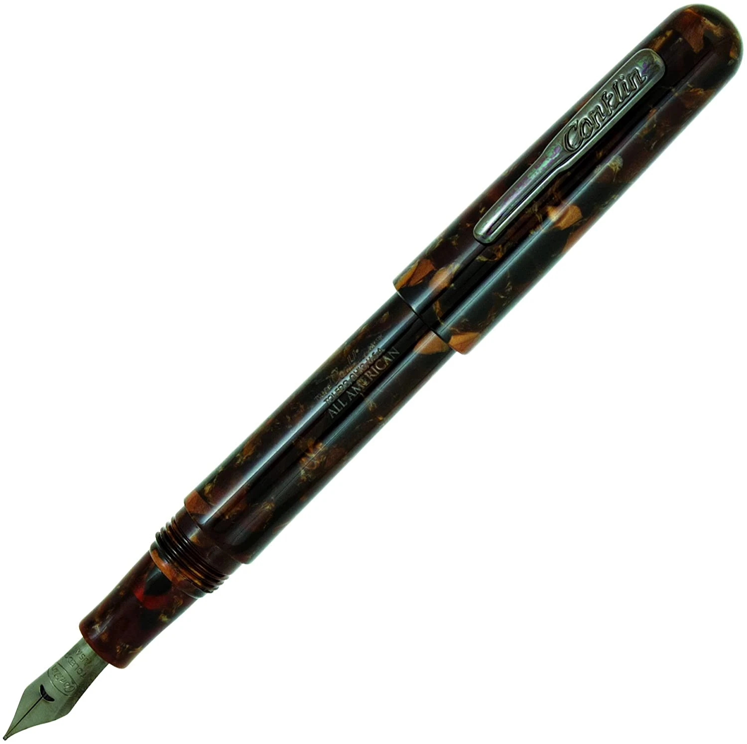 Promo โจ Conklin All American Fountain Pen, Brownstone โค๏ธ