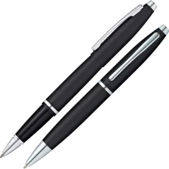 Brand new ⌛ Cross Calais Rollerball & Ballpoint Pen Set, Black & Chrome 😍