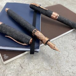 Discount ???? Pineider Limited Edition Forged Carbon Rollerball Pen, Rose Gold Trim ???? -Monteverde Shop carb3 1800x1800