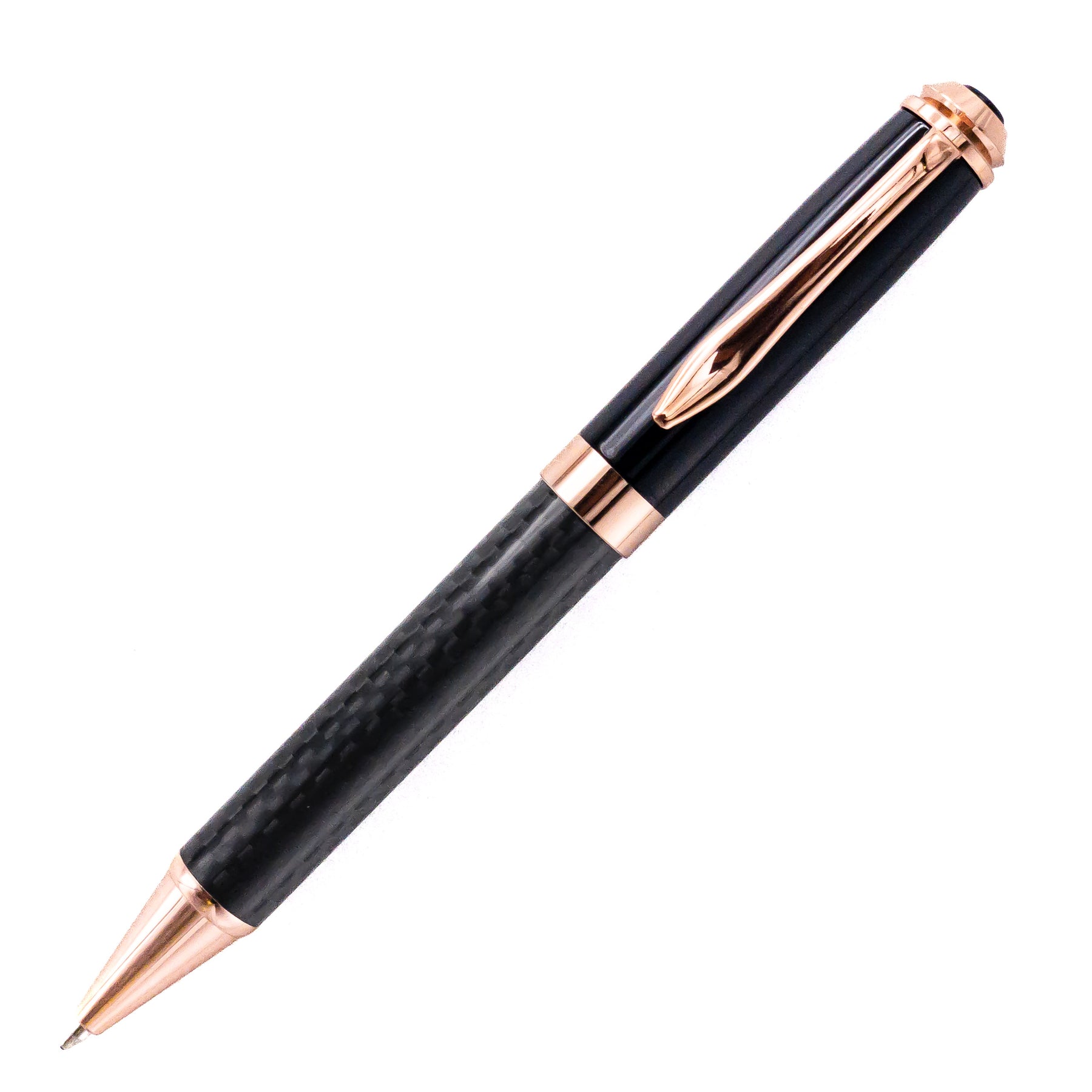 Executive Skyline Carbon Fiber & Rose Gold Ballpoint Pen Top 10 ???? Pen Savings Executive Skyline Carbon Fiber & Rose Gold Ballpoint Pen ❤️ -Monteverde Shop