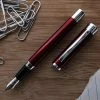 Hot Sale 😍 Monteverde Strata Fountain Pen, Red & Chrome 🌟