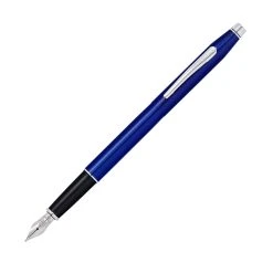Budget 😉 Cross Classic Century Fountain Pen, Translucent Blue & Chrome, Medium Nib ⭐