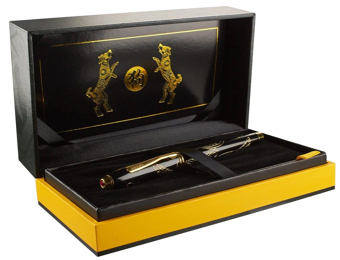 Buy 🎁 Cross 2018 Townsend Year Of The 🐕 Dog Fountain Pen, Black, Fine Nib 👍 - Image 2