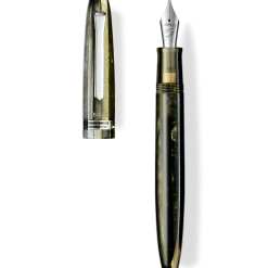 Best reviews of 🧨 Tibaldi Bononia Martini Olive Resin Fountain Pen, Palladium Trim 🎁