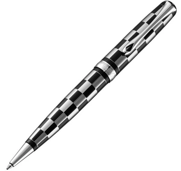 Budget π― Diplomat Excellence A Plus Rome Black & White Ballpoint Pen π