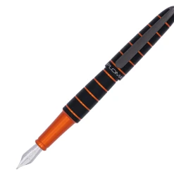 Cheap ⭐ Diplomat Elox Ring Black/Orange Fountain Pen 💯