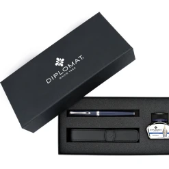 Promo ⌛ Diplomat Excellence A2 Fountain Pen Gift Set, Midnight Blue 🤩