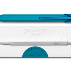 Brand new 🛒 Caran D'Ache 849 Claim Your Style, Series 3, Ballpoint Pen, Ice Blue 🤩