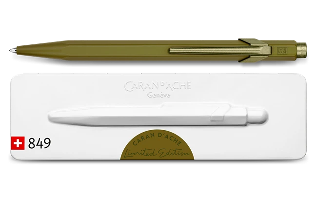 Best Sale π Caran D'Ache 849 Claim Your Style, Series 3, Ballpoint Pen, Moss Green π