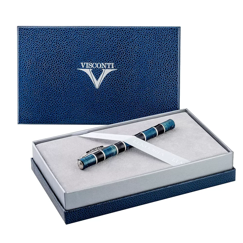 Promo โ Visconti Limited Edition Asia Bamboo Fountain Pen, Blue ๐ - Image 5