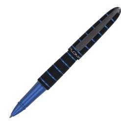 Discount 🎁 Diplomat Elox Ring Black/Blue, Rollerball Pen 🎉