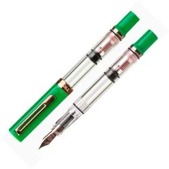 Wholesale 🔥 TWSBI ECO-T Fountain Pen & Ink Bottle Set, Royal Green & Rose Gold 🧨