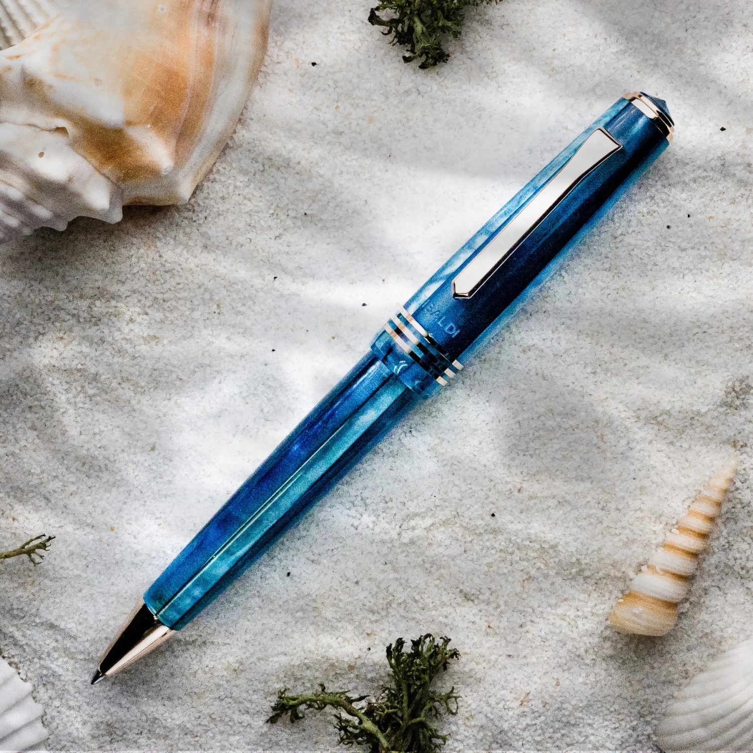 Buy π₯ Tibaldi N60 Limited Edition Ballpoint Pen, Bora Bora, Rose Gold Trim π