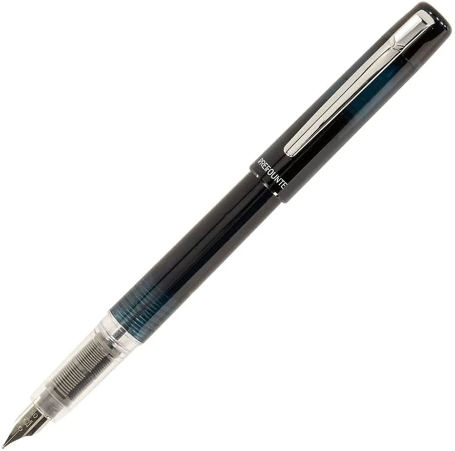 Best Sale โ Platinum Prefounte Fountain Pen, Graphite Blue โ