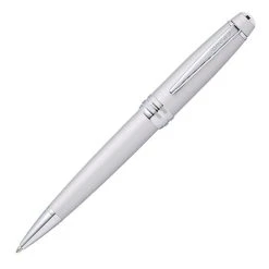 Buy 🥰 Cross Bailey Ballpoint Pen, Satin Chrome W/ Polished Chrome Accents 🥰
