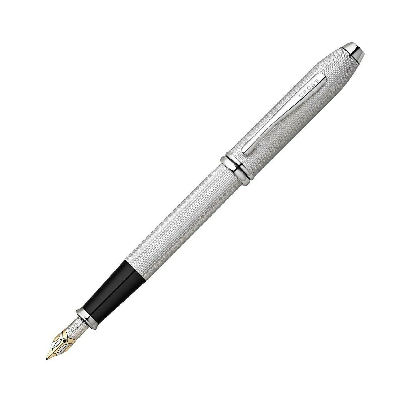 Deals π― Cross Townsend, Special Edition, Brushed Platinum Fountain Pen, 18kt Gold Fine Nib βοΈ