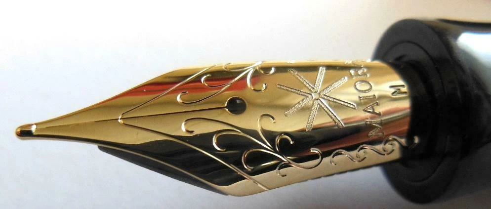 Outlet π₯° Maiora Impronte, Black & Orange, Oversized Fountain Pen, Stub Nib π― - Image 3