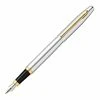 Promo 🧨 Sheaffer VFM Fountain Pen, Chrome & Gold, Medium Nib 💯