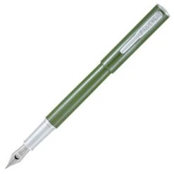 Coupon 🎉 Conklin Coronet Fountain Pen, Olive & Chrome 👏