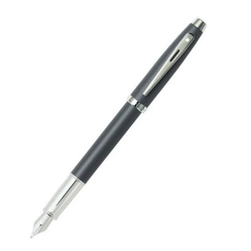 Best Pirce โจ Sheaffer 100 Matte Gray Fountain Pen, Fine Nib ๐