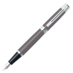 Best deal ???? Sheaffer 300 Gray Lacquer Fountain Pen, Medium Nib ????