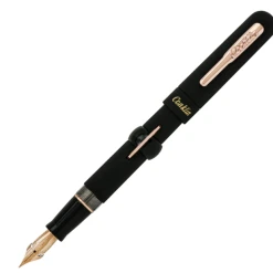 Best Pirce 🌟 Conklin Mark Twain Limited Edition Crescent Filler Fountain Pen, Superblack/Rosegold ❤️