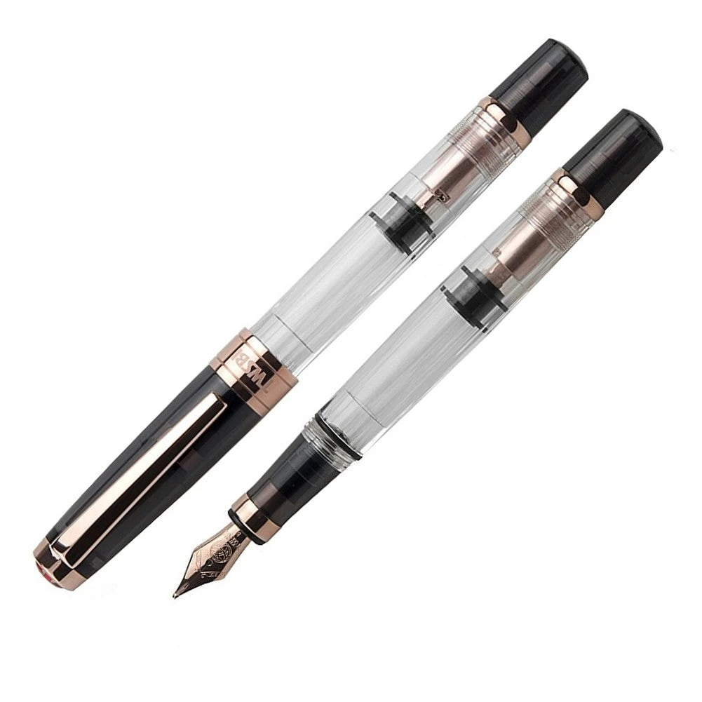Flash Sale β TWSBI Diamond 580 Rose Gold II Fountain Pen, Black π